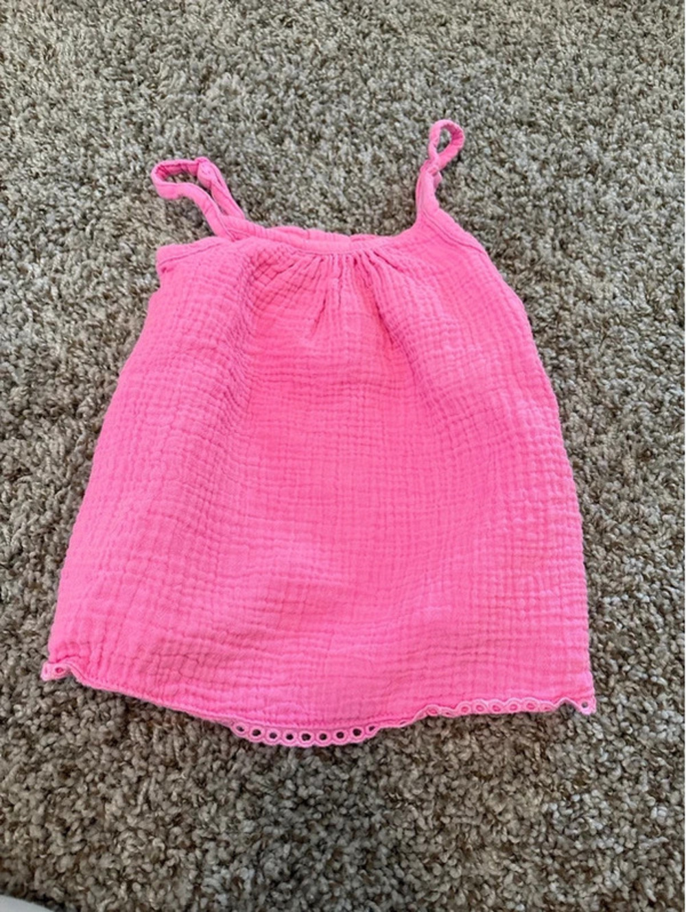 Cat & Jack Girls Pink Top Sleeveless Size XS(4-5) EUC
